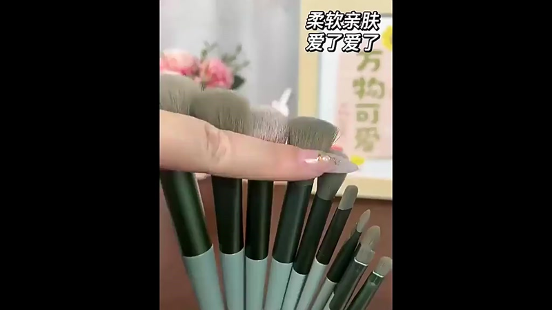 Kit 13 Pçs Pincéis De Maquiagem Contorno Kabuki Profissional--Bom qualidade