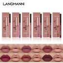 Kit Completo de Lábios: Batom Matte + Lápis Labial para Contorno À Prova d'água