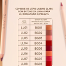 Lápis Para Contorno Labial Glass-Ruby Rose