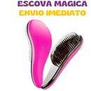 Kit 10 - Escovas Mágicas pra cabelo - Anti Frizz - De Desembaraçar Cabelo - Glamour Feminino