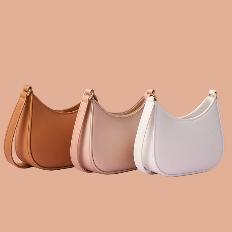 Bolsa Feminina Meia Lua Moderna Transversal Casual Elegante - Últimas Unidades