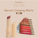 Batom Cremoso Creamy Matte GLASS BY RUBY ROSE