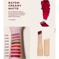 Batom Cremoso Creamy Matte GLASS BY RUBY ROSE
