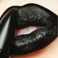 Batom Gótico Artístico, Preto, Branco ou Roxo, Maquiagem Criativa, Cosplay e Festas Temáticas