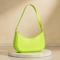 Bolsa Feminina Meia Lua Moderna Transversal Casual Elegante