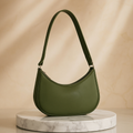 Bolsa Feminina Meia Lua Moderna Transversal Casual Elegante