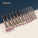 12 Pçs + 3 Esponjas Set Conjunto De Pincéis De Maquiagem Profissional